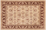 Classic Ziegler Rosalind Beige Brown Hand-Knotted Wool Rug - 8'1'' x 9'5''