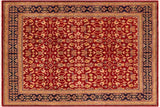 handmade Traditional Design Red Blue Hand Knotted RECTANGLE 100% WOOL area rug 8 x 10