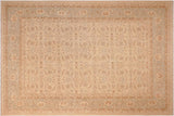 handmade Transitional Kafkaz Chobi Ziegler Beige Green Hand Knotted RECTANGLE 100% WOOL area rug 8 x 10