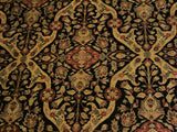 handmade Traditional Lahore Tan Brown Hand Knotted RECTANGLE 100% WOOL area rug 9x12