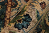 handmade Traditional Kafkaz Lt. Gray Green Hand Knotted RUNNER 100% WOOL area rug 3x15 
