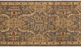 handmade Traditional Kafkaz Gray Ivory Hand Knotted RUNNER 100% WOOL area rug 3x11 