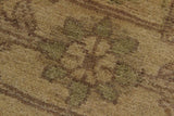 handmade Traditional Kafkaz Tan Brown Hand Knotted RUNNER 100% WOOL area rug 3 x 10