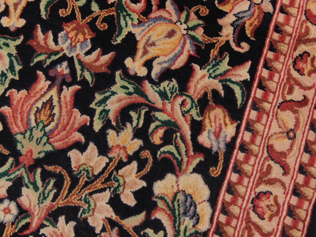 handmade Traditional Joshagan Black Pink Hand Knotted RUNNER 100% WOOL area rug 2x14