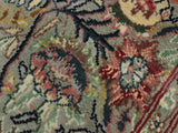 handmade Traditional Nagi Green Gray Hand Knotted RUNNER 100% WOOL area rug 3x10