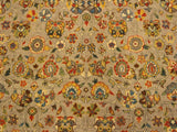 handmade Traditional Design Lt. Gray Lt. Green Hand Knotted RECTANGLE 100% WOOL area rug 4x6