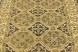 handmade Transitional Kafkaz Chobi Ziegler Bluish Gray Tan Hand Knotted RECTANGLE 100% WOOL area rug 4 x 6
