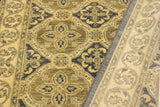 handmade Transitional Kafkaz Chobi Ziegler Bluish Gray Tan Hand Knotted RECTANGLE 100% WOOL area rug 4 x 6