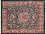 Kashan Pak Persian Ariel Green/Beige Wool Rug - 8'2'' x 10'3''