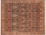 Imran Pak Persian Winona Brown/Gold Wool Rug - 8'2'' x 10'2''