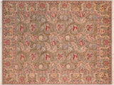 Marry Gold Pak Persian Marianna Green/Red Wool Rug - 8'2'' x 10'4''