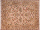 Pak Persian Lucretia Taupe/Brown Wool Rug - 8'0'' x 10'1''