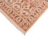 handmade Traditional Azeem Beige Green Hand Knotted RECTANGLE 100% WOOL area rug 8x10