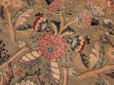 handmade Traditional Nagi Green Blue Hand Knotted RECTANGLE 100% WOOL area rug 8x11