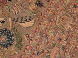 handmade Traditional Nagi Green Blue Hand Knotted RECTANGLE 100% WOOL area rug 8x11