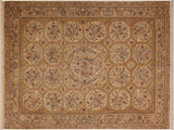 Pak Persian Erlinda Beige/Gold Wool Rug - 9'1'' x 12'2''