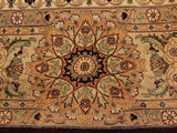 handmade Transitional Lahore Red Beige Hand Knotted RECTANGLE 100% WOOL area rug 9x13