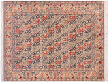 Guhm Pak Persian Pearline Blue/Beige Wool Rug - 4'8'' x 7'1''