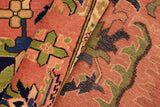 handmade Geometric Kafkaz Chobi Ziegler Rust Rust Hand Knotted RECTANGLE 100% WOOL area rug 5 x 7