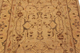 handmade Traditional Kafkaz Chobi Ziegler Lt. Tan Gold Hand Knotted RECTANGLE 100% WOOL area rug 3 x 5