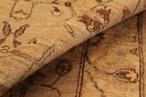 handmade Traditional Kafkaz Chobi Ziegler Lt. Tan Gold Hand Knotted RECTANGLE 100% WOOL area rug 3 x 5
