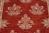 handmade Transitional Kafkaz Chobi Ziegler Red Tan Hand Knotted RECTANGLE 100% WOOL area rug 3 x 5