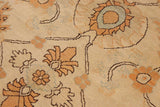 handmade Transitional Kafkaz Chobi Ziegler Tan Orange Hand Knotted RECTANGLE 100% WOOL area rug 10 x 15