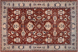 handmade Traditional Kafkaz Chobi Ziegler Brown Lt. Blue Hand Knotted RECTANGLE 100% WOOL area rug 12 x 18