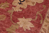 handmade Traditional Kafkaz Chobi Ziegler Rust Olive Green Hand Knotted RECTANGLE 100% WOOL area rug 12 x 18