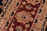 handmade Traditional Kafkaz Chobi Ziegler Blue Red Hand Knotted RECTANGLE 100% WOOL area rug 12 x 16