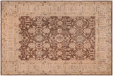 Chic Ziegler Shalonda Brown Ivory Hand-Knotted Wool Rug - 12'0'' x 13'9''
