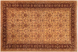 Bohemien Ziegler Basilia Gold Brown Hand-Knotted Wool Rug - 10'1'' x 15'8''