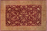 handmade Traditional Banday Red Lt. Green Hand Knotted RECTANGLE 100% WOOL area rug 12 x 17