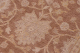 handmade Transitional Kafkaz Brown Tan Hand Knotted RECTANGLE 100% WOOL area rug 12x18