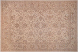 Shabby Chic Ziegler Van Ivory Ivory Hand-Knotted Wool Rug - 11'7'' x 17'6''