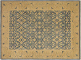 A02764,10 0"x13 6",Transitional                  ,10x14,Blue,TAN,Hand-knotted                  ,Pakistan   ,100% Wool  ,Rectangle  ,652671148309