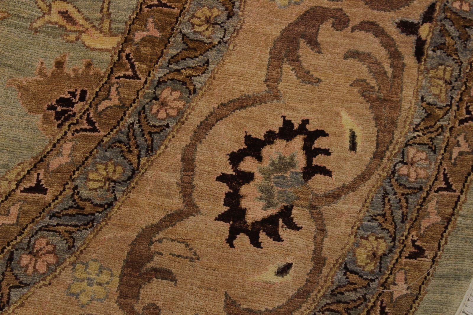 A02839,10 0"x10 0",Traditional                   ,10x10,Grey,TAN,Hand-knotted                  ,Pakistan   ,100% Wool  ,Round      ,652671149030