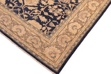 handmade Traditional Kafkaz Chobi Ziegler Blue Tan Hand Knotted RECTANGLE 100% WOOL area rug 6 x 9