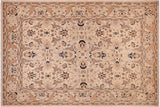 Classic Ziegler Carlota Beige Tan Hand-Knotted Wool Rug - 8'11'' x 12'5''