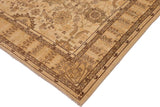 handmade Traditional Kafkaz Chobi Ziegler Beige Tan Hand Knotted RECTANGLE 100% WOOL area rug 9 x 13