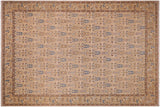 handmade Transitional Kafkaz Chobi Ziegler Beige Tan Hand Knotted RECTANGLE 100% WOOL area rug 9 x 12