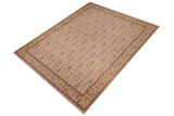 handmade Transitional Kafkaz Chobi Ziegler Beige Tan Hand Knotted RECTANGLE 100% WOOL area rug 9 x 12