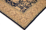 handmade Traditional Kafkaz Chobi Ziegler Blue Beige Hand Knotted RECTANGLE 100% WOOL area rug 9 x 13