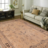 handmade Traditional Kafkaz Chobi Ziegler Beige Tan Hand Knotted RECTANGLE 100% WOOL area rug 9 x 12