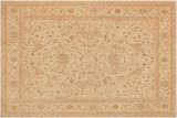 Bohemien Ziegler Kallie Beige Rust Hand-Knotted Wool Rug - 8'10'' x 11'7''