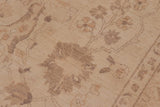 handmade Traditional Kafkaz Chobi Ziegler Beige Lt. Brown Hand Knotted RECTANGLE 100% WOOL area rug 9 x 12