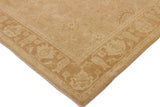 handmade Traditional Lahore Lt. Tan Lt. Brown Hand Knotted RECTANGLE 100% WOOL area rug 9 x 12