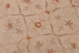handmade Transitional Kafkaz Chobi Ziegler Beige Copper Hand Knotted RECTANGLE 100% WOOL area rug 9 x 12