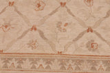 handmade Transitional Kafkaz Chobi Ziegler Beige Copper Hand Knotted RECTANGLE 100% WOOL area rug 9 x 12
