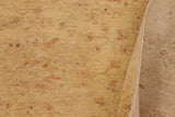 handmade Traditional Kafkaz Chobi Ziegler Lt. Gold Tan Hand Knotted RECTANGLE 100% WOOL area rug 9 x 12